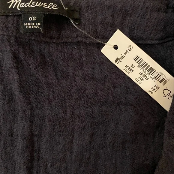 MADEWELL LIGHTSPUN COLETTE MINI GAUZE DRESS NB834 - Picture 6 of 10